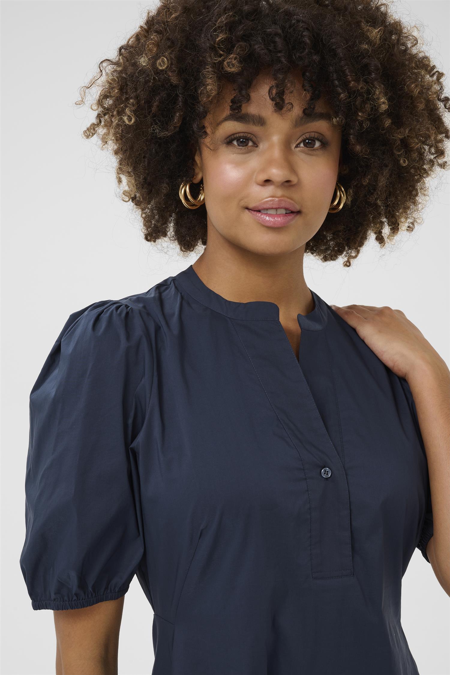 Cuantoinett ss placket dress