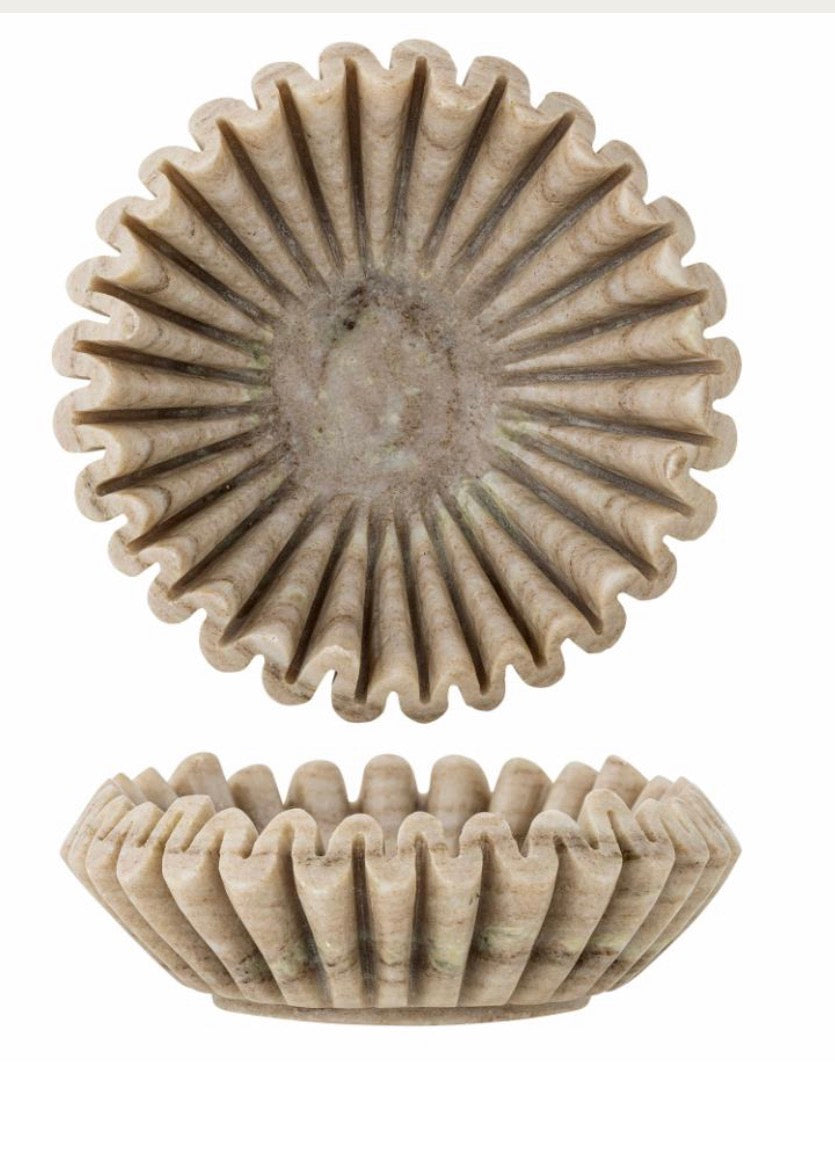 Harmonia skål natur, marmor ø17,5 h6 cm