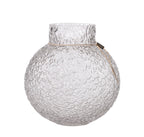 Glassvase mønstret d