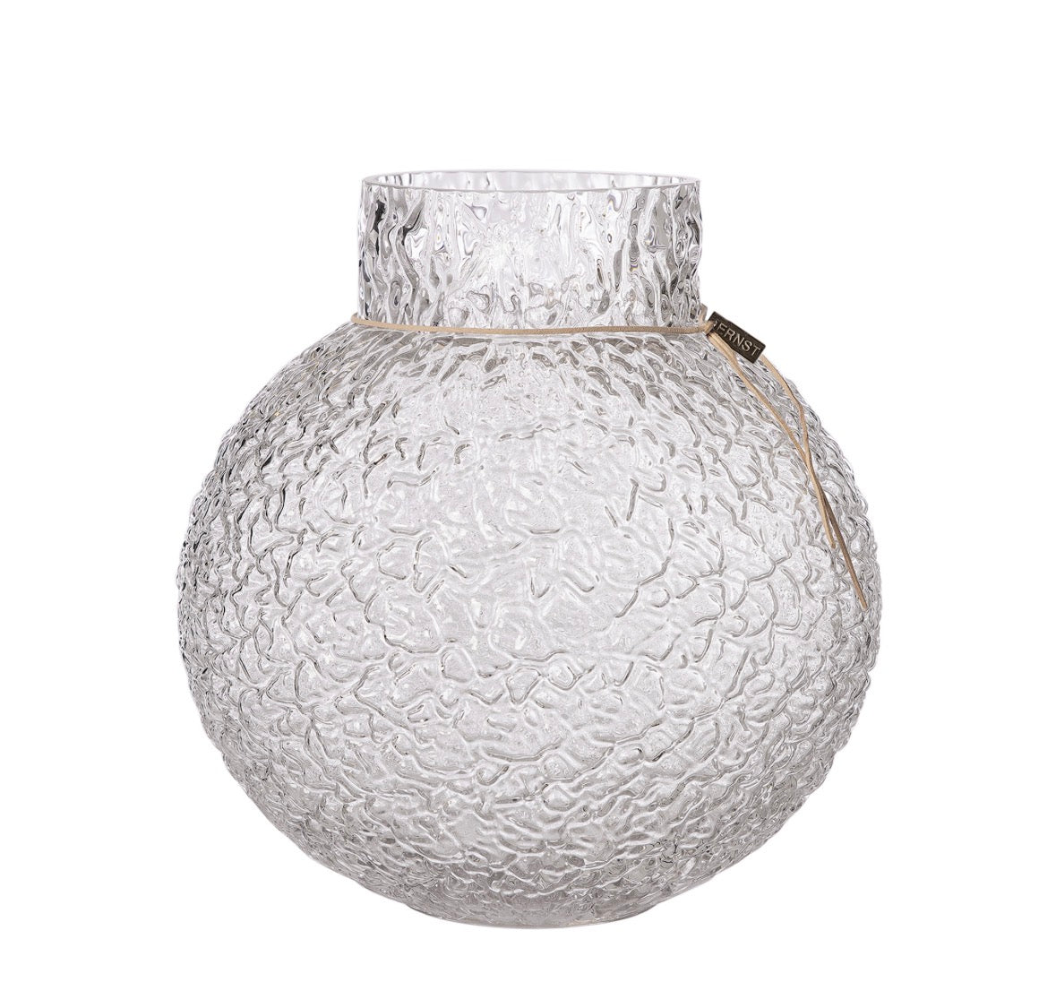 Glassvase mønstret d