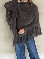 Caroline Poncho m/frynser