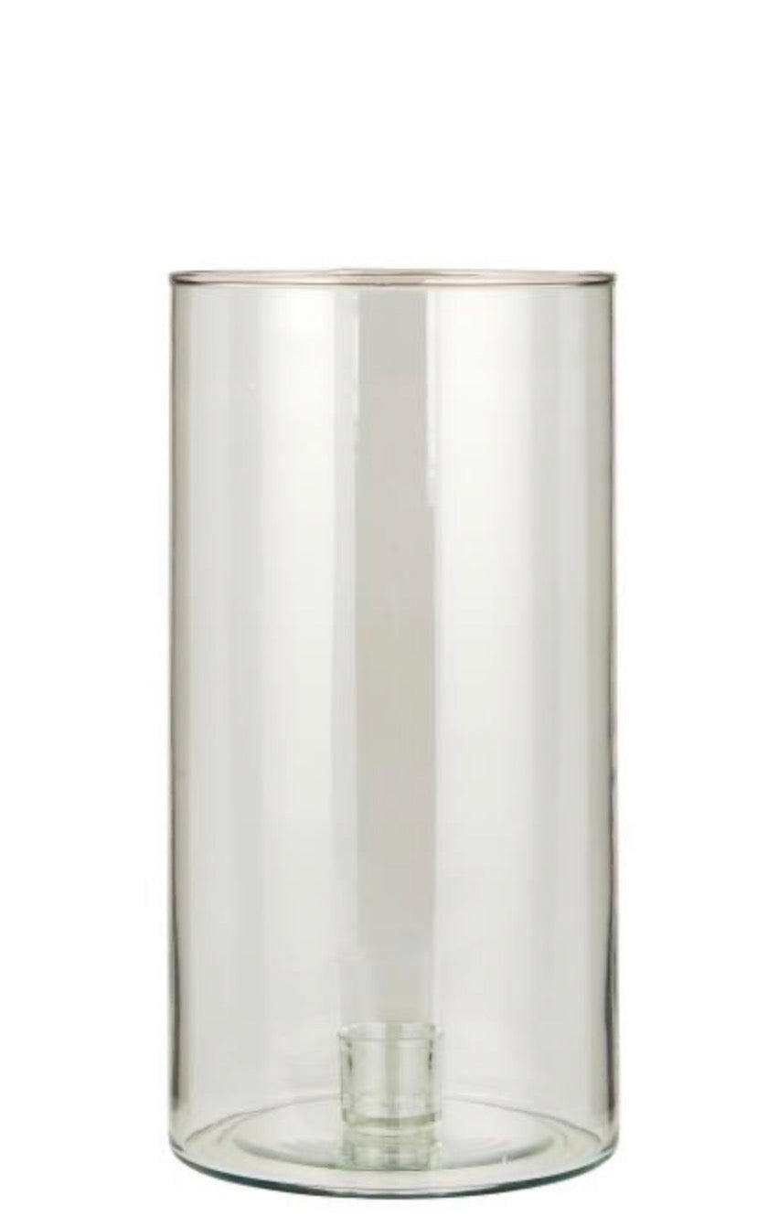 Stage glass t 2,2 cm lys h25 ø13 cm