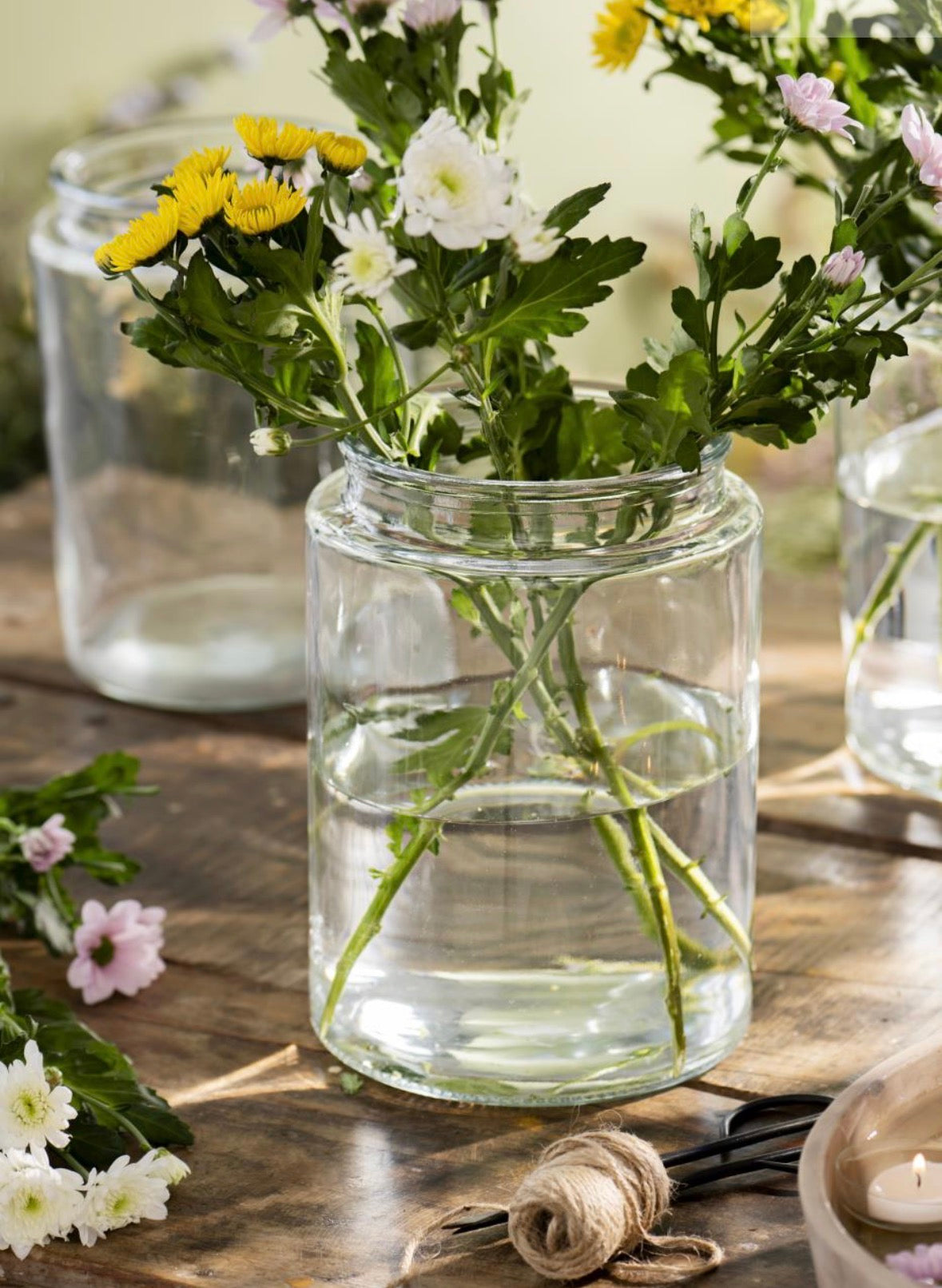 Glassvase/lykt Flos