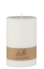 Kirkelys hvit h15*9,6 cm