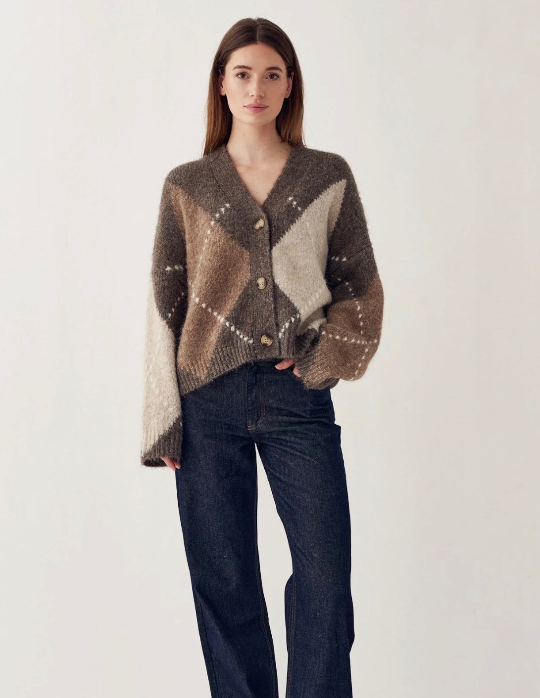 Lai knit ash brown