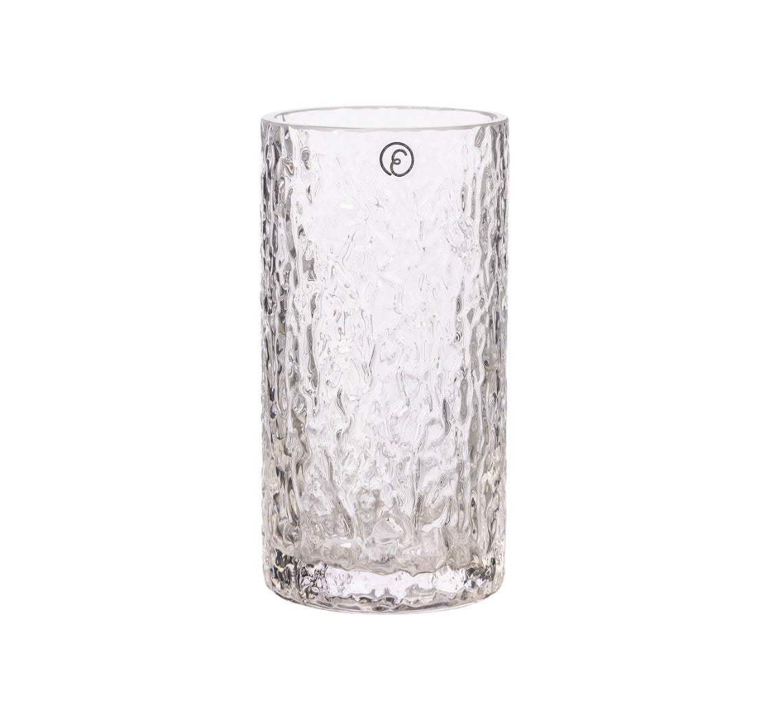 vase/lykt mønstret d6 h11,5 cm