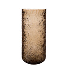 Lyslykt brun mønstret d11 h25 cm