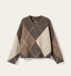 Lai knit ash brown mix