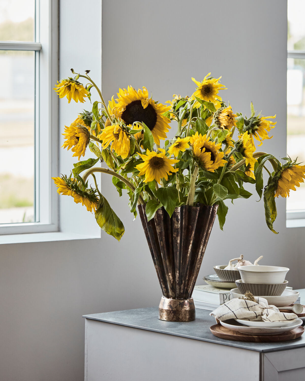 Vase hdfkiid antik brown