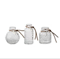 Glassvaser 3 pk mønstret