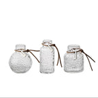 Glassvaser 3 pk mønstret