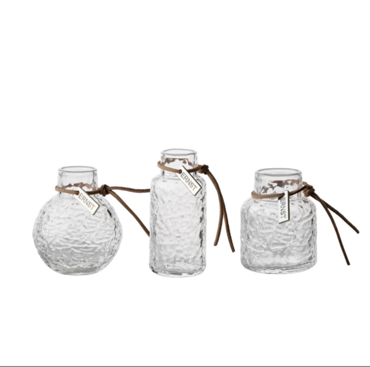 Glassvaser 3 pk mønstret