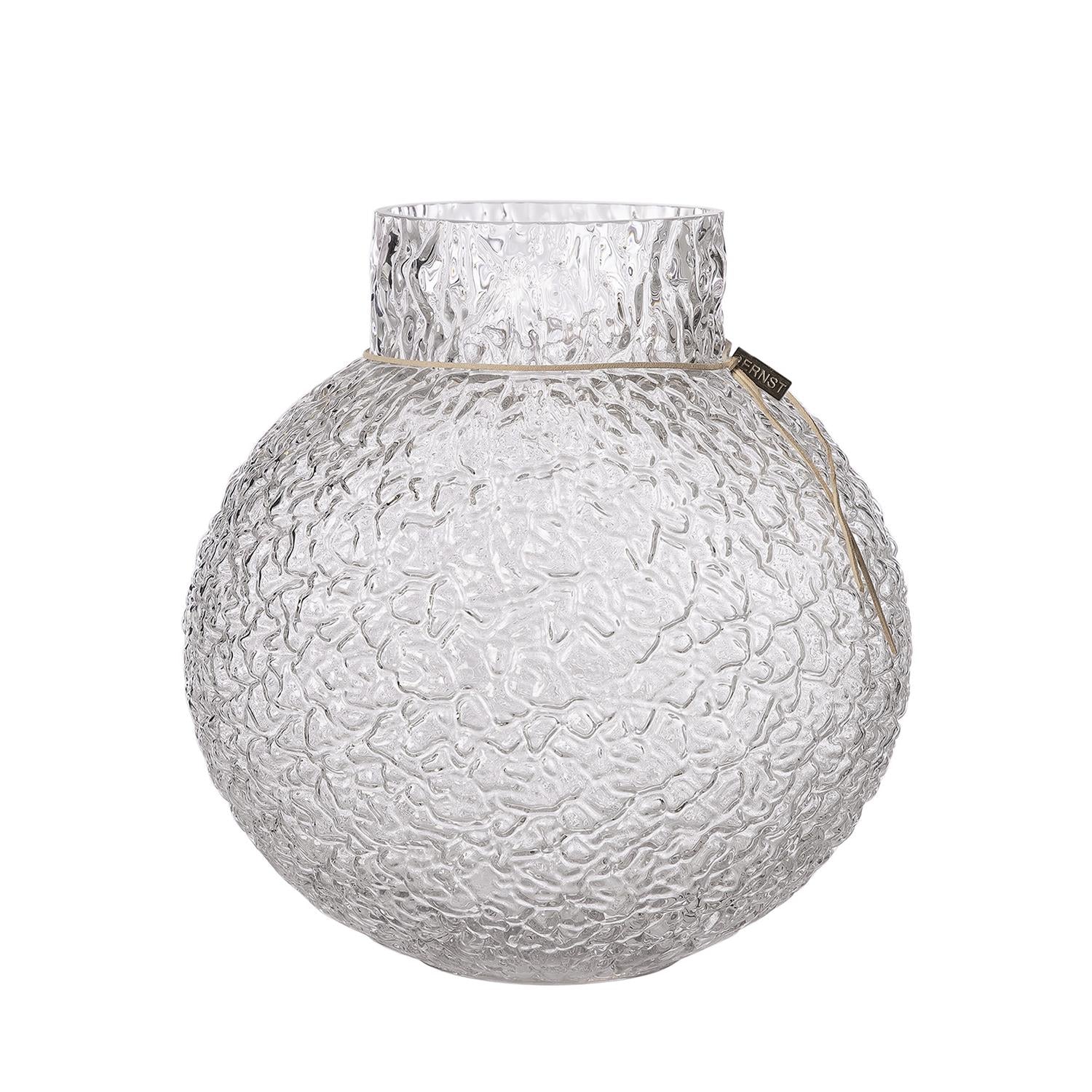 Glassvase rund blank d29 h30