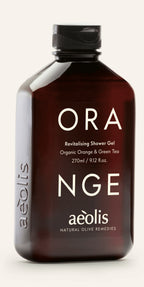 Shower gel organic orange & green tea 270 ml