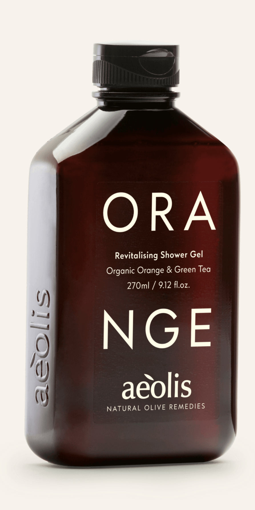 Shower gel organic orange & green tea 270 ml