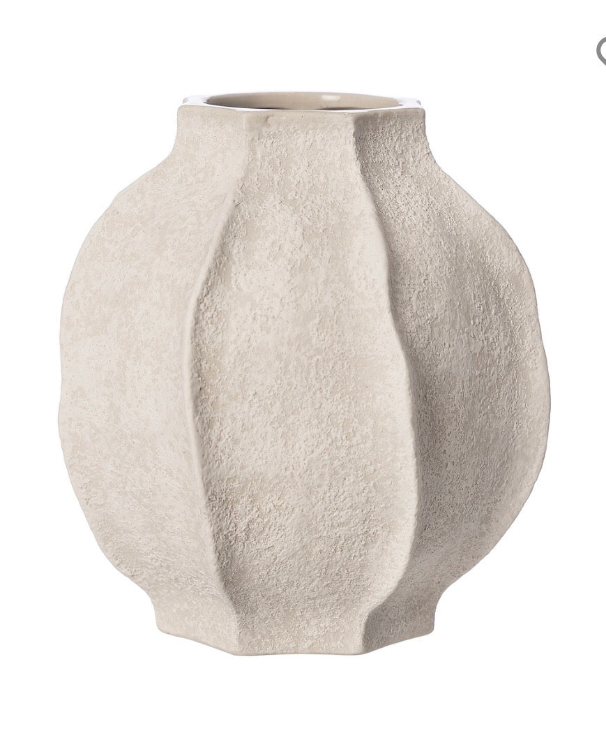 Vase stengods d24 h24 cm