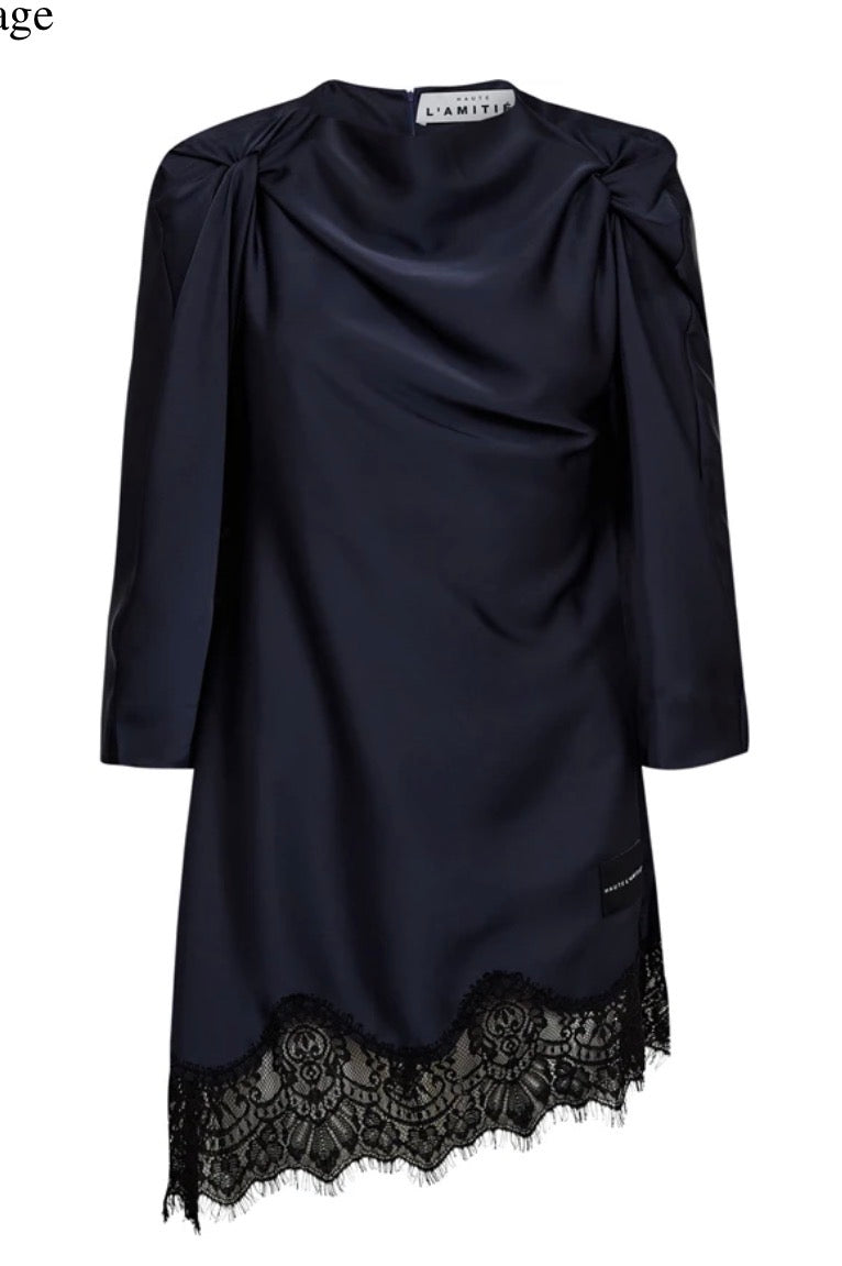 Naomi twist shoulder dress