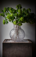Glassvase mønstret d