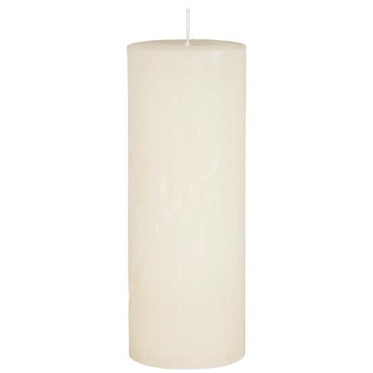 Rustikklys creme h18 ø6,6 cm