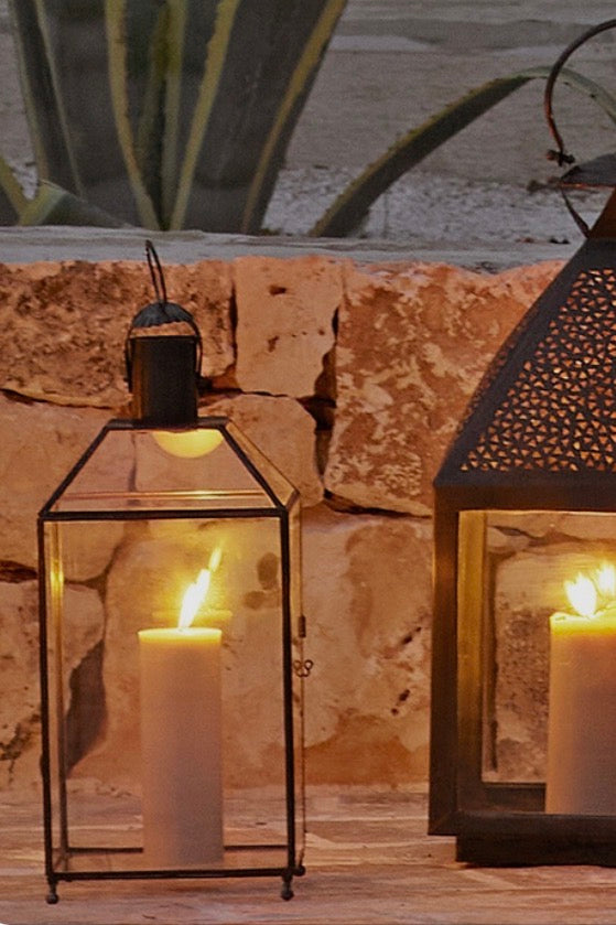 Lantern-mini-tin 12*12*H30 cm