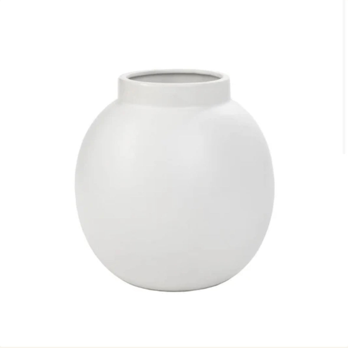 Nora Vase hvit medium