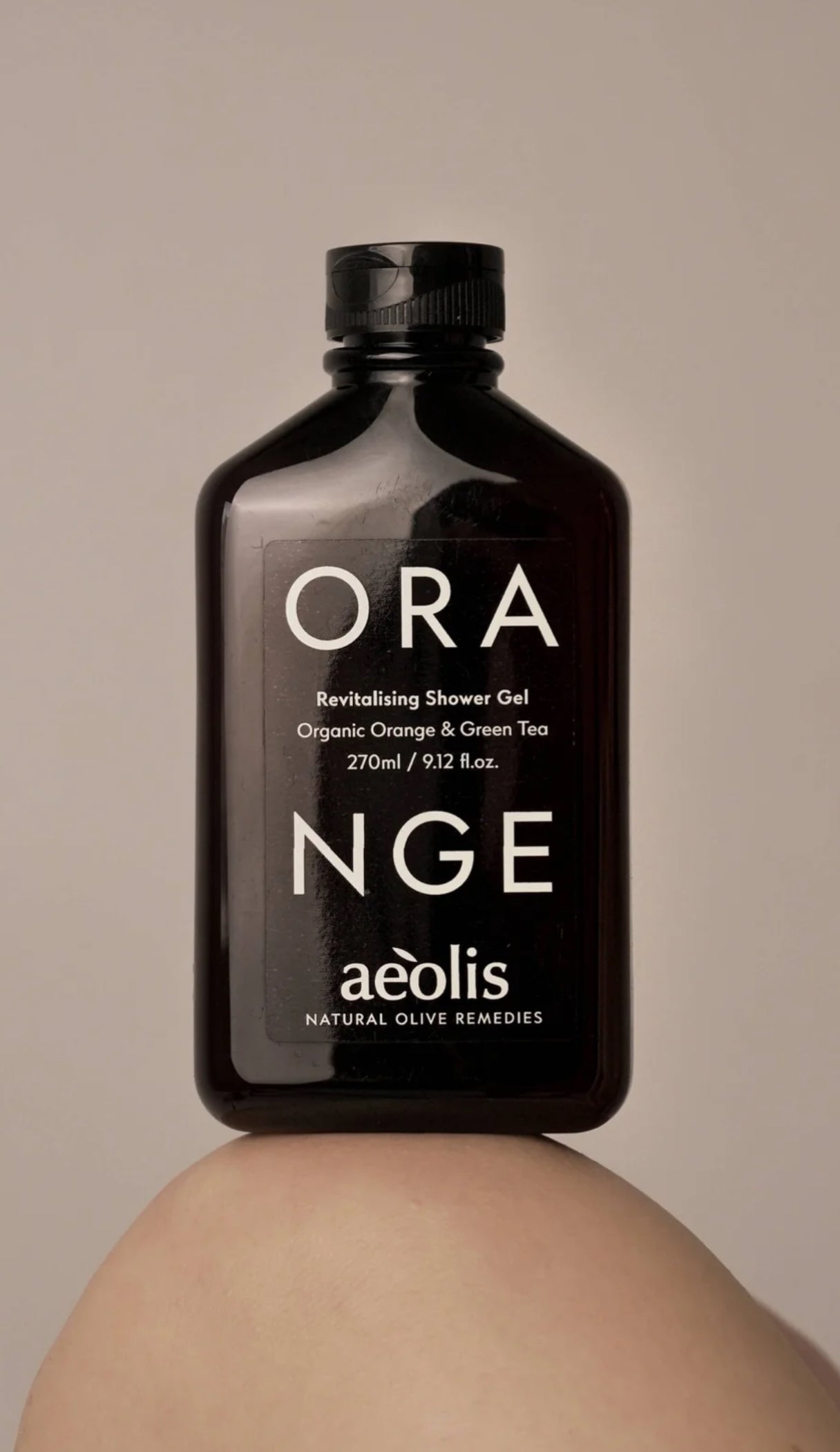 Shower gel organic orange & green tea 270 ml
