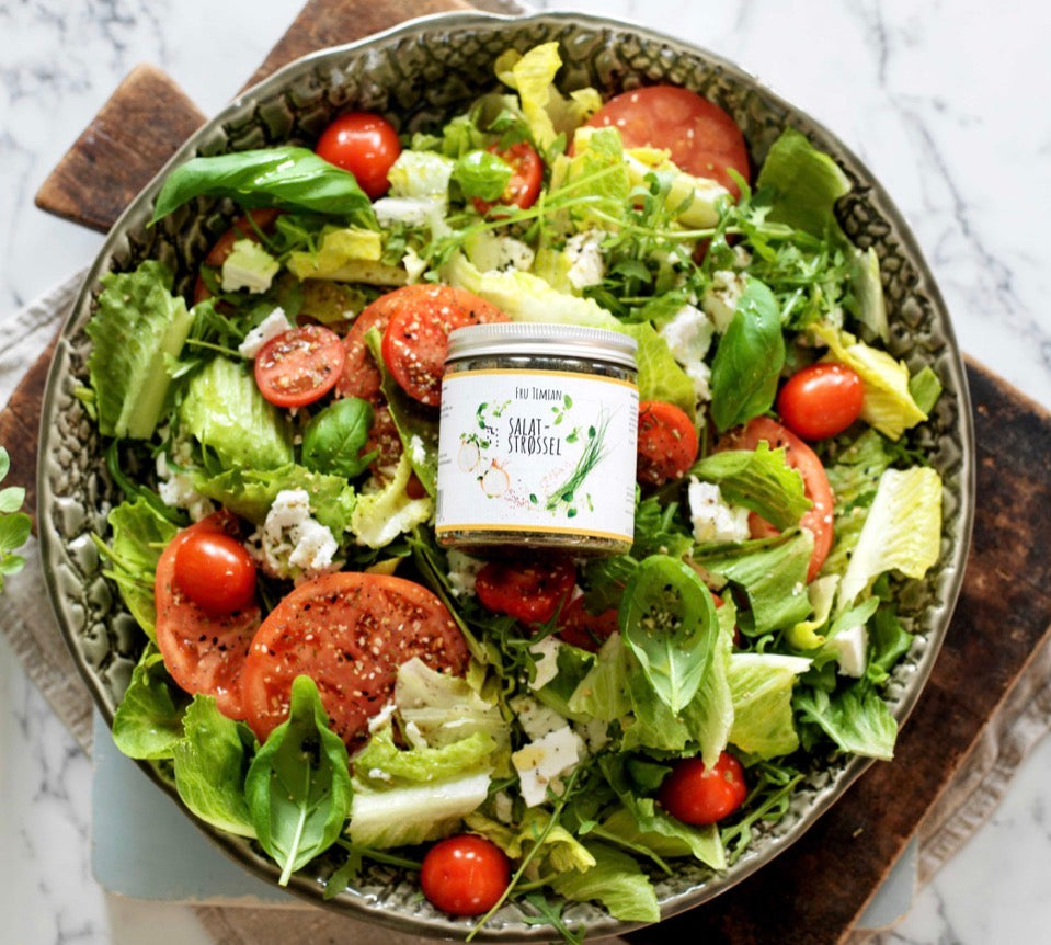 Salat strøssel