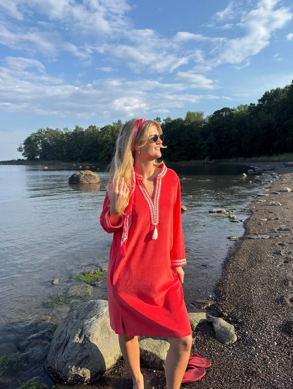 Kaftan Short Dress