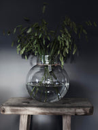 Glassvase blank d24 h25 cm