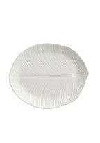 Pure leaf cake plate 18*22 cm
