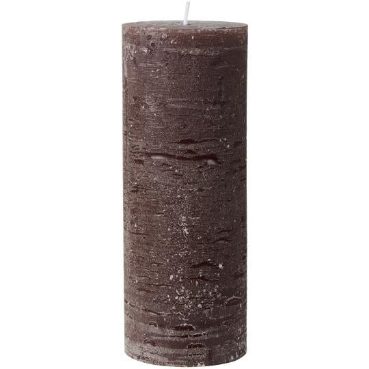 Rustikklys sjokolade h18 ø6,8 cm