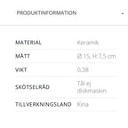 Claire skål mini