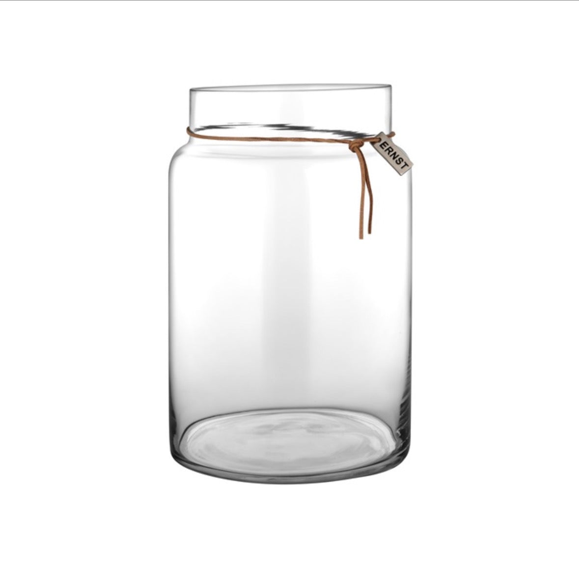 Glassvase rak  d15 h22,5
