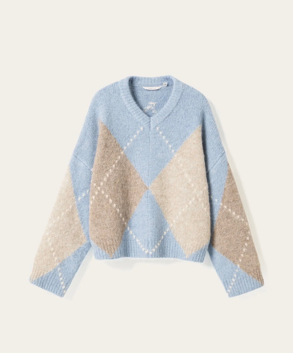 Lai knit skye blue mix