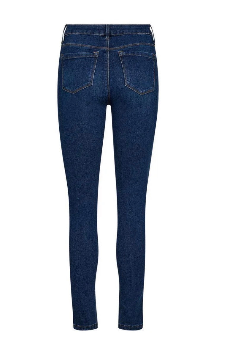 Alexa Cropped Earth Jeans Wash cayenne