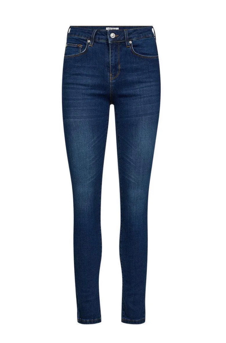Alexa Cropped Earth Jeans Wash cayenne