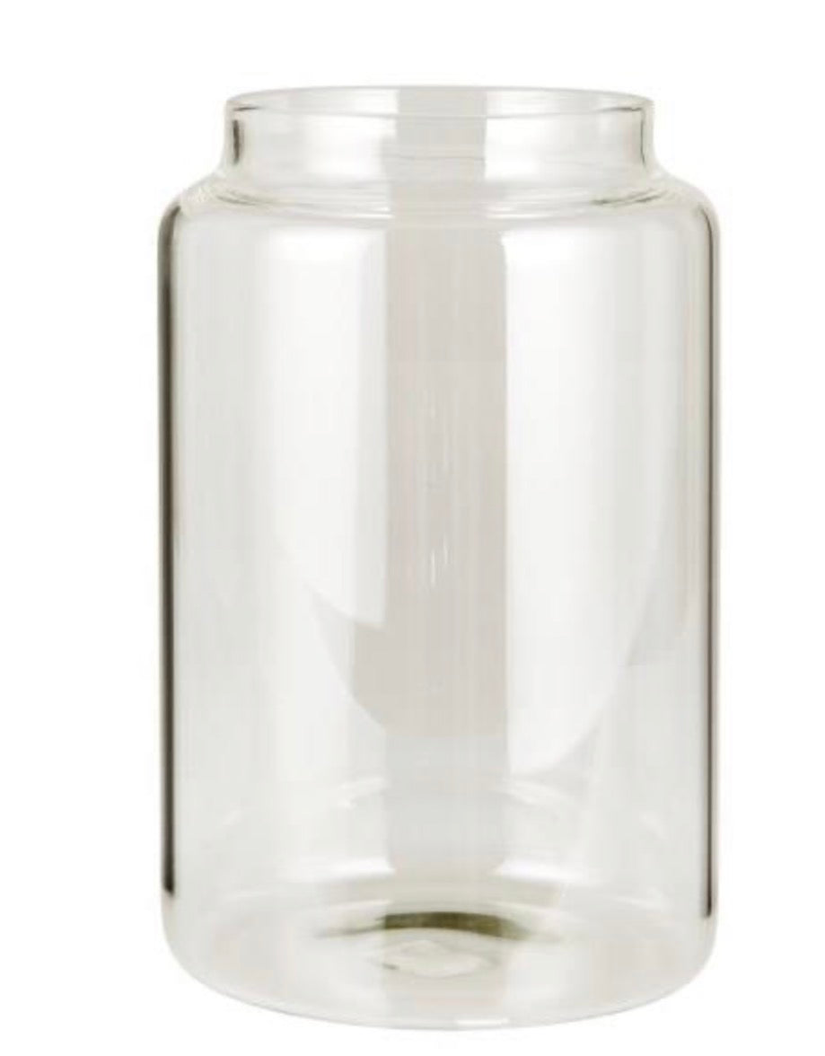 Glass vase h27 ø19 cm