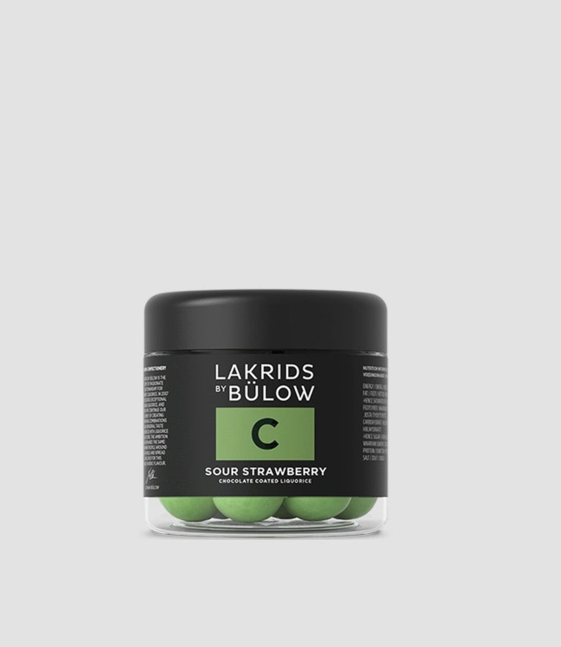 C- sour strawberry 125 g