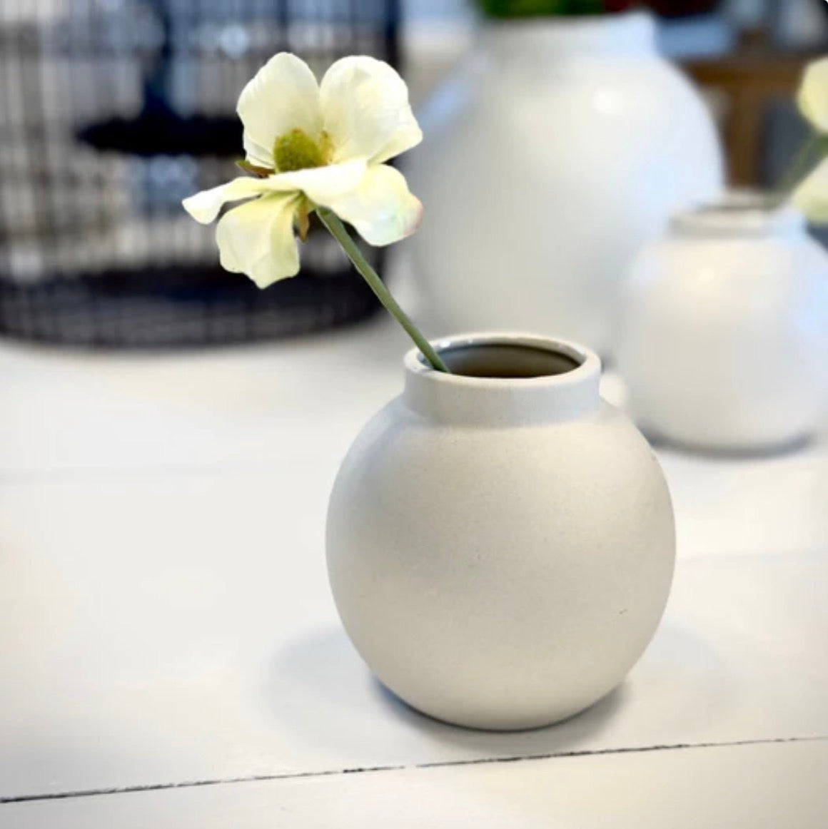 Nora Vase beige small