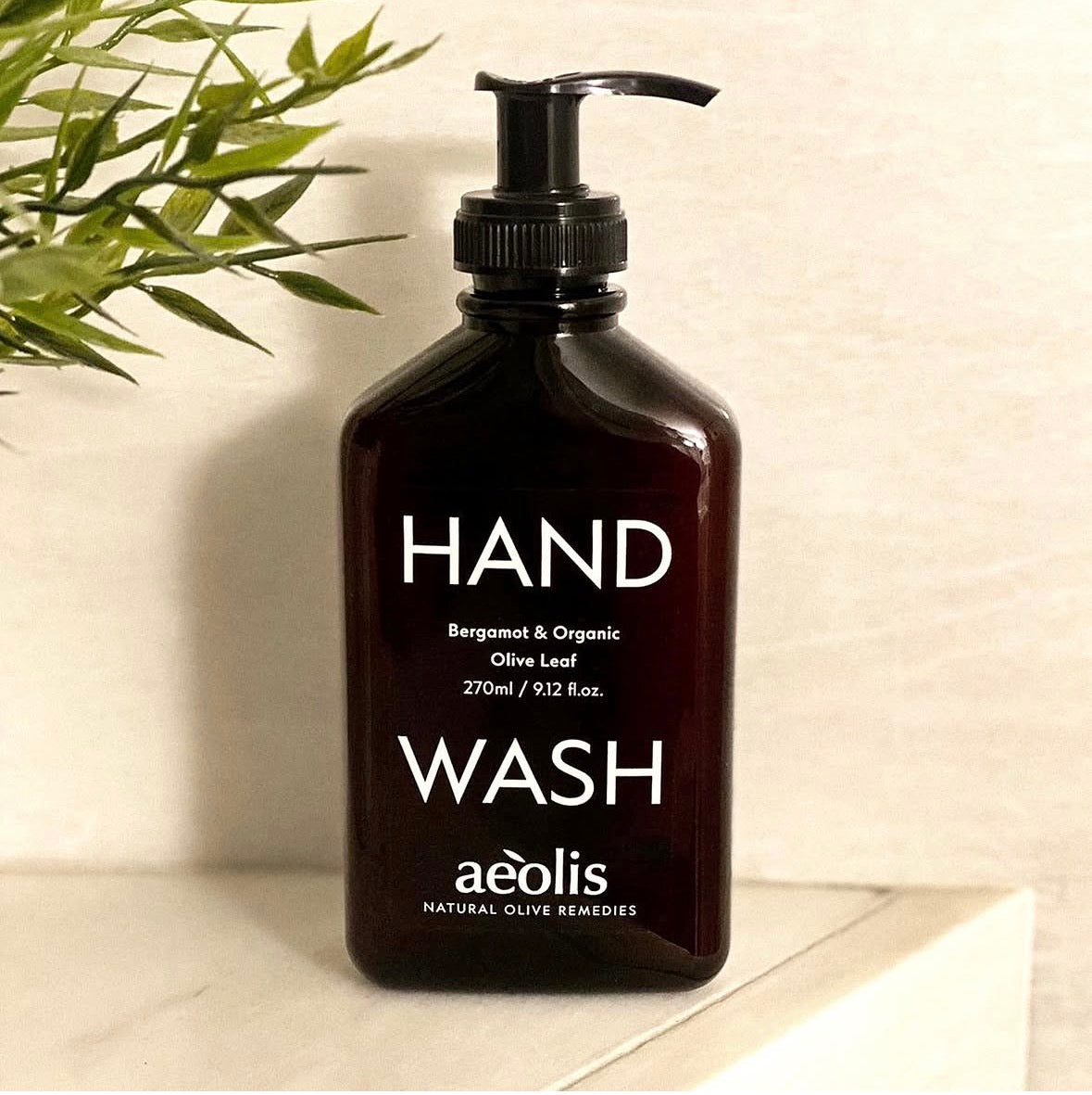 Handwash Bergamot & organic leaf 270 ml