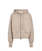 Maxi split zip hoodie