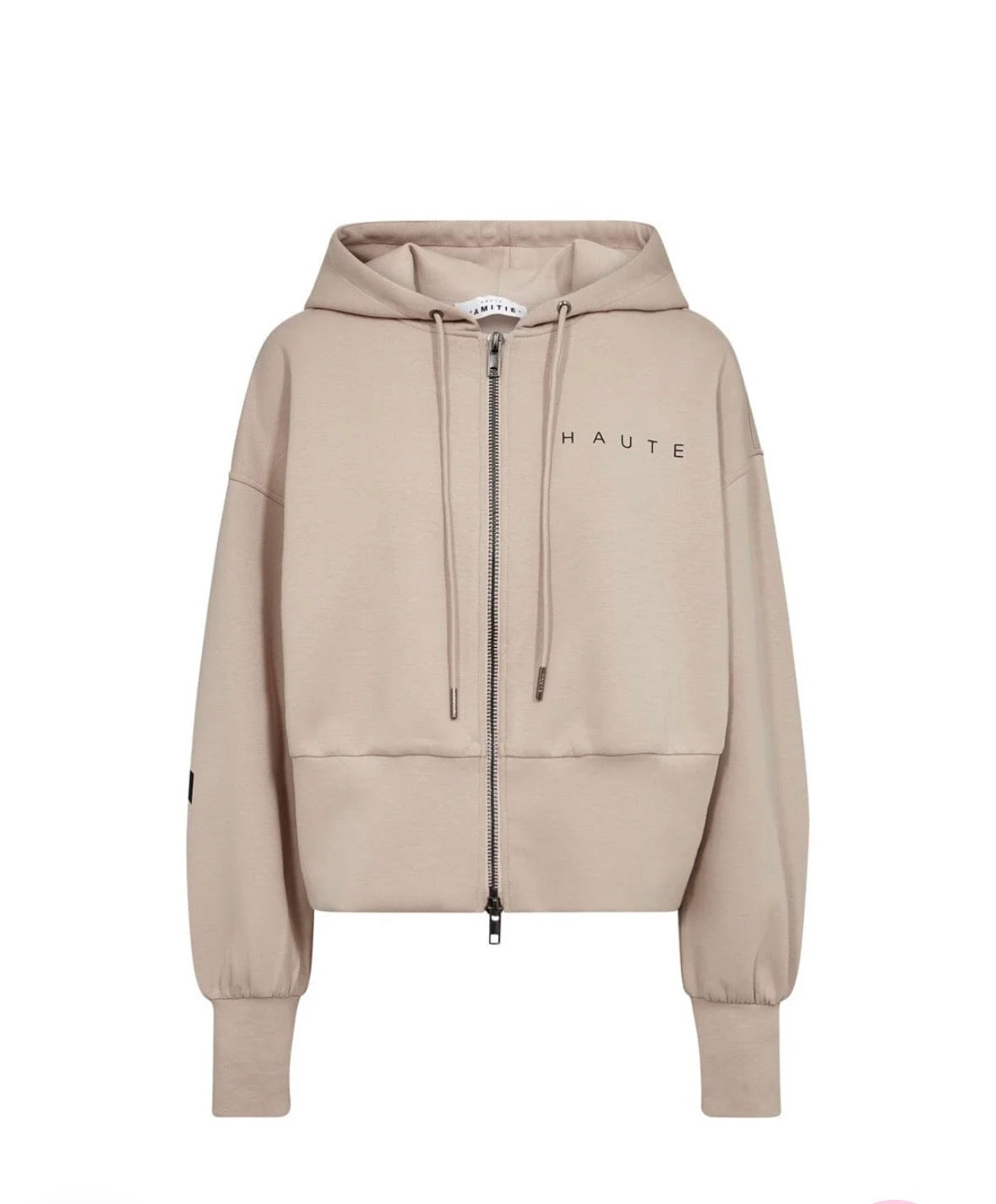 Maxi split zip hoodie