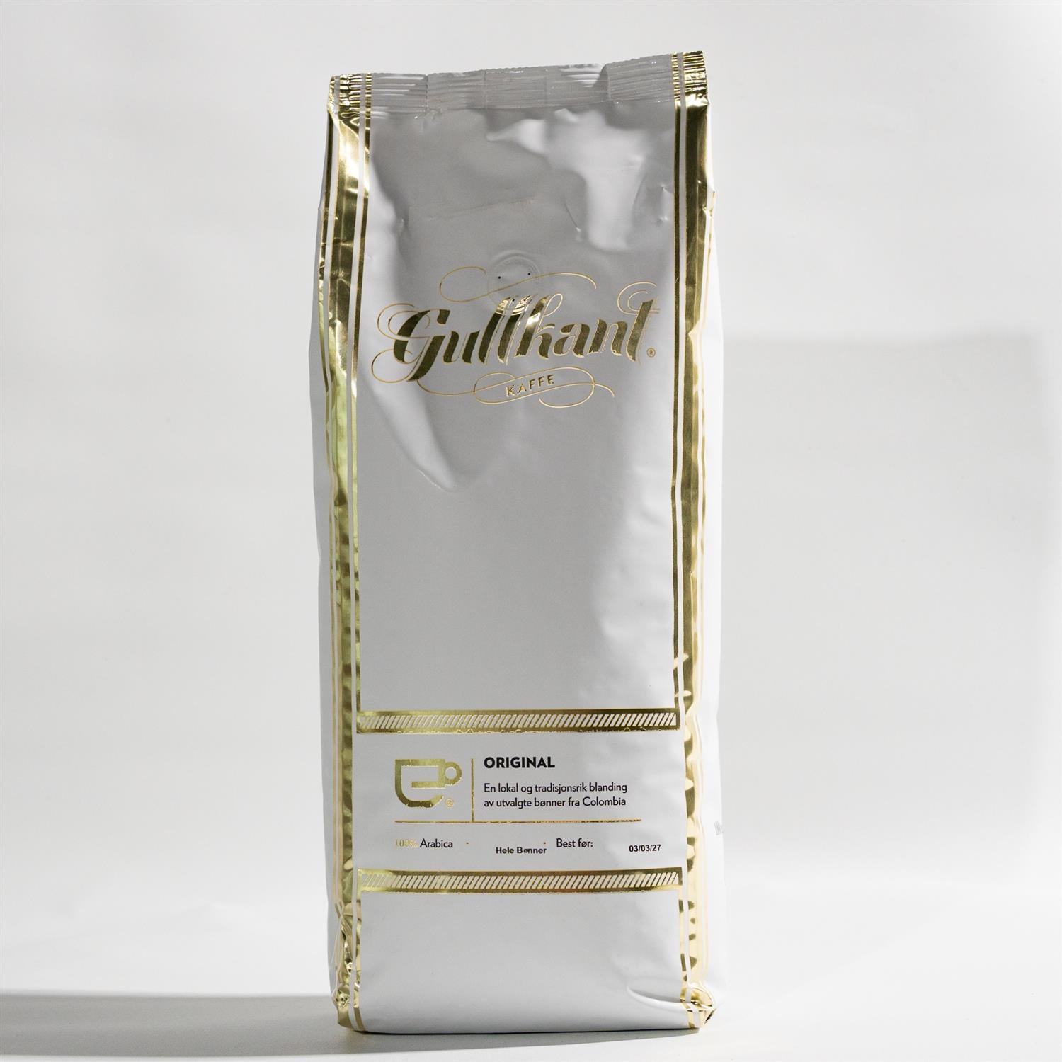 Gullkant hele bønner 1 kg