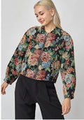 N.Garwin jacket flower jacquard