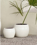 Glazepotl-white 19*22 cm