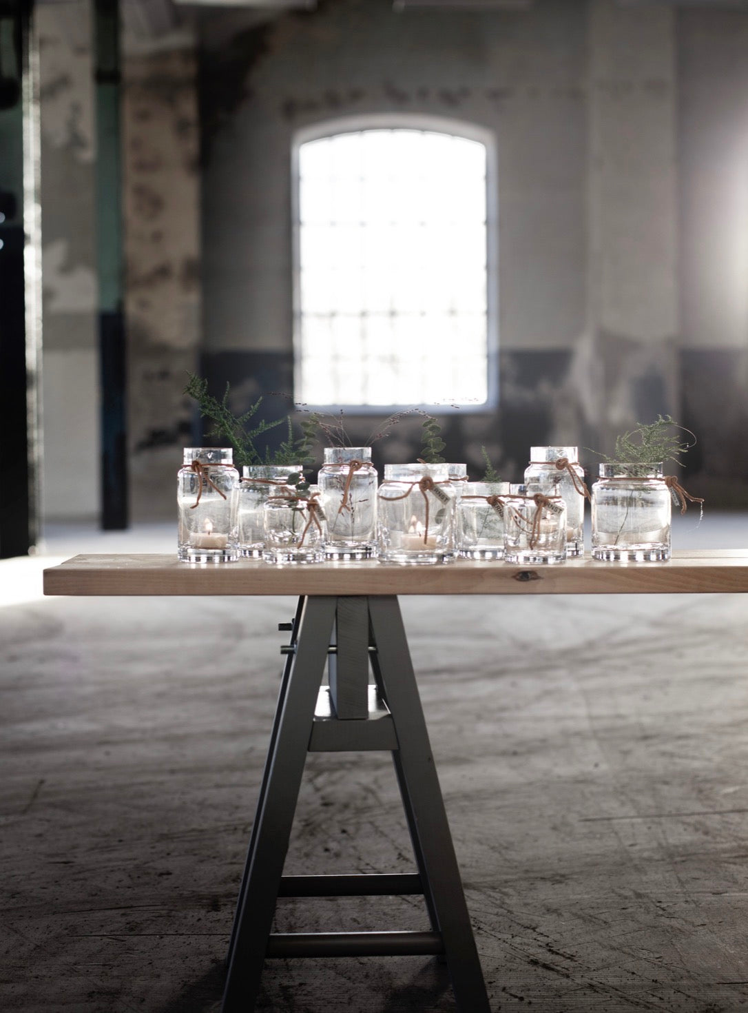 Vase/lykt glass d5xh12