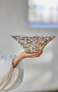 Tinki skål natur, glass ø30 h12 cm